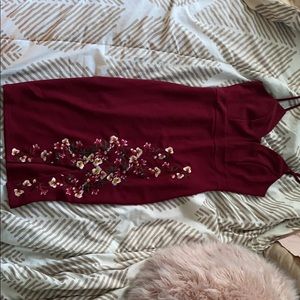 Wine Burgundy Dress